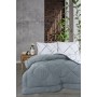 ETE HOMETEX ÇİFT KİŞİLİK LÜX WELSOFT YORGAN SETİ 195X215CM YANSIMA GRİ 8696474232009